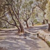 Nature painting table