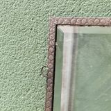 Art deco beveled mirror