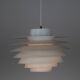 Lampe suspendue vintage danoise Verona par Svend Middelboe, Lyfa, 1962