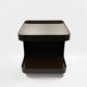 Brown 1970s Space Age Bar Cart Game by Marcello Siard for Longato