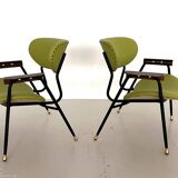 Paire de fauteuils lounge par Gastone Rinaldi, 1960