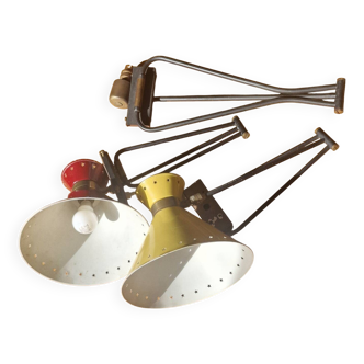 René Mathieu articulated wall light