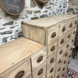 Magnificent wooden workshop cabinet.