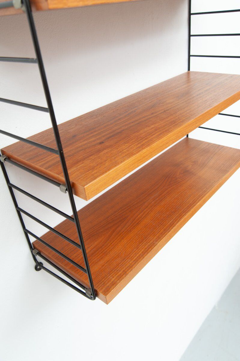 String wall shelf by Kajsa & Nisse Strinning, 1950s