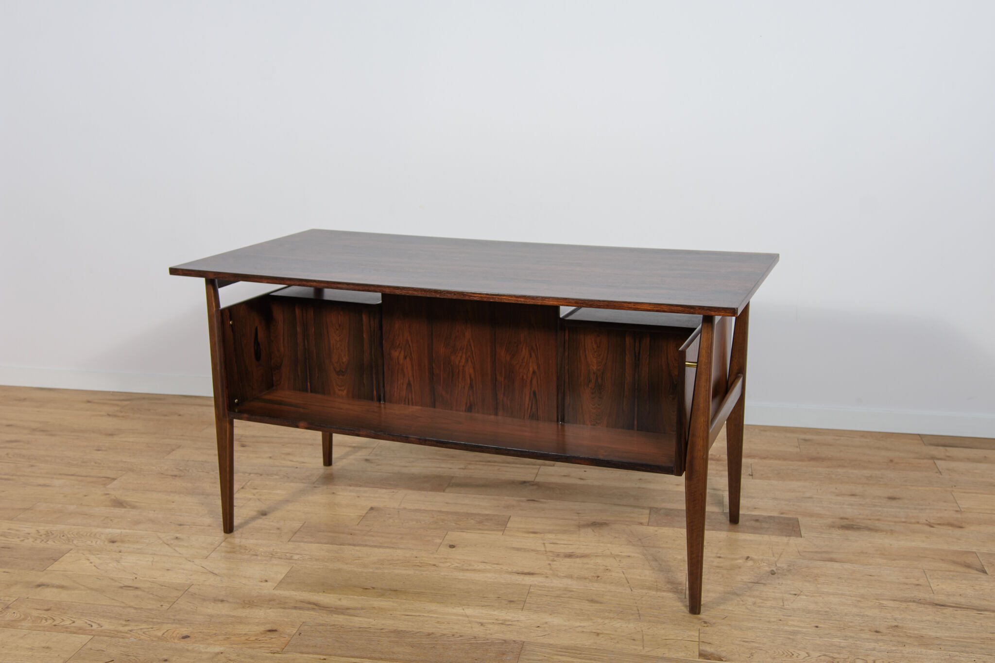 Mid-Century Rosewood Desk by Gunnar Nielsen Tibergaard for Tibergaard, Denmark, 1960s