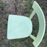 Green patina chair