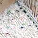 Berber carpet Beni Ouarain with colorful polka dots 1.38 x 1.03m