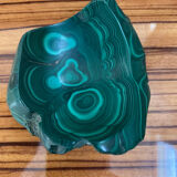 Ashtray block of malachite 310 gr