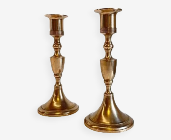 Paire de bougeoirs scandinaves par scandia malm, Suède