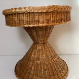 Wicker coffee table