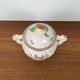 Antique Lunéville sugar bowl, Réverbère model, 1887