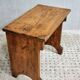 Table d'appoint ancienne banc en merisier 19ème siècle
