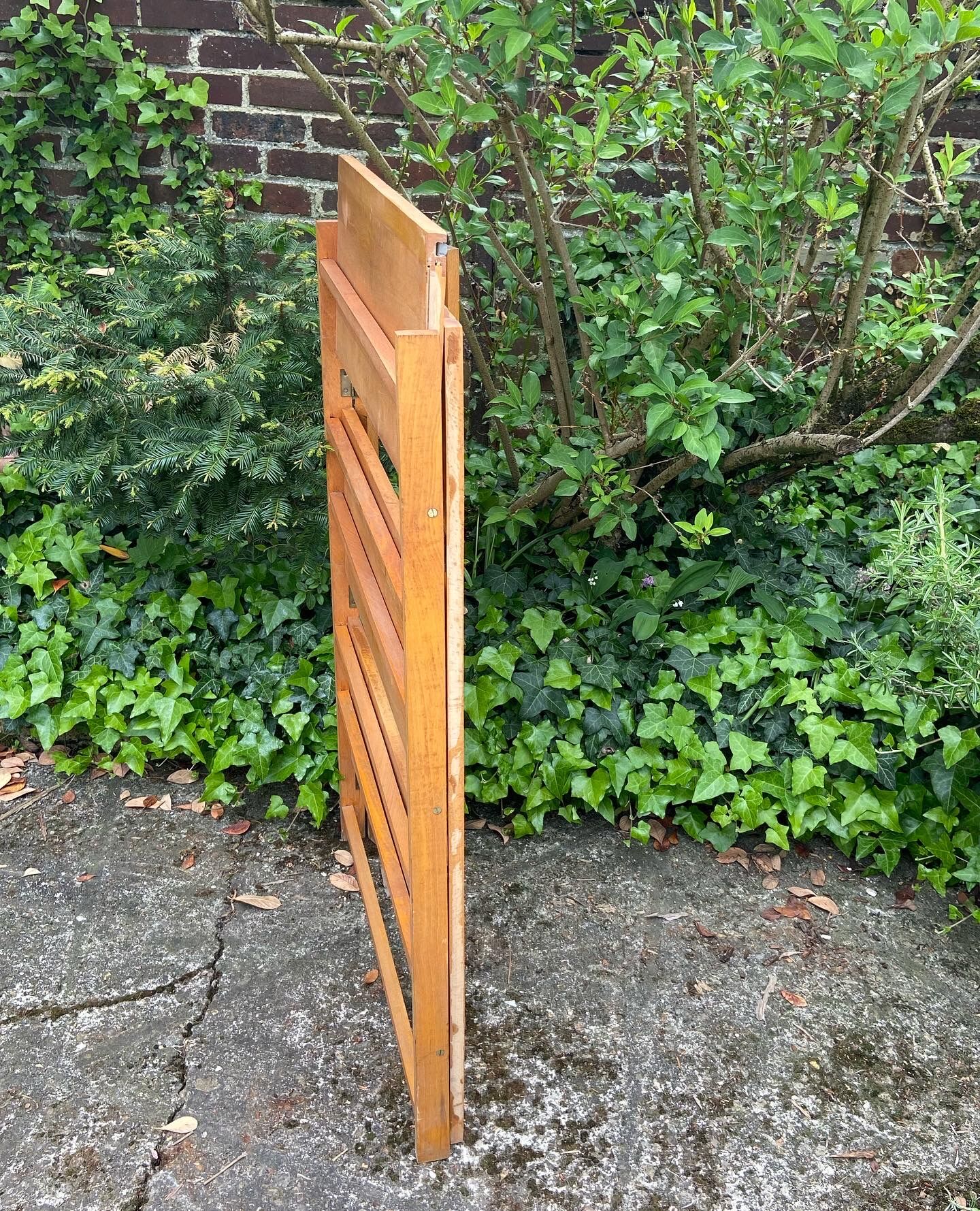 Vintage folding bookseller shelf