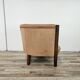 1940s Art Decò armchair in walnut and velvet