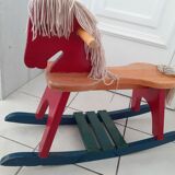 Rocking horse. Multicolored.