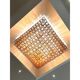 Majestic Luxury Venetian Amber-Rosè Murano Glass “Squared” Elements.