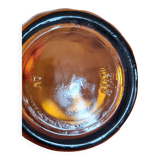 Set of 6 amber water glasses