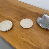 2m solid elm farmhouse table