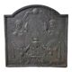 Plaque de cheminée en fonte