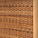 Bamboo woven rattan desk dal vera french riviera style, 1970
