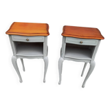 Pair of L.XV style bedside tables