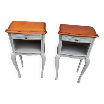Pair of L.XV style bedside tables