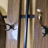 Wall coat hanger with mirror, 50s