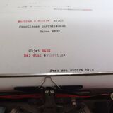 BIJOU Folding typewriter (Rare)