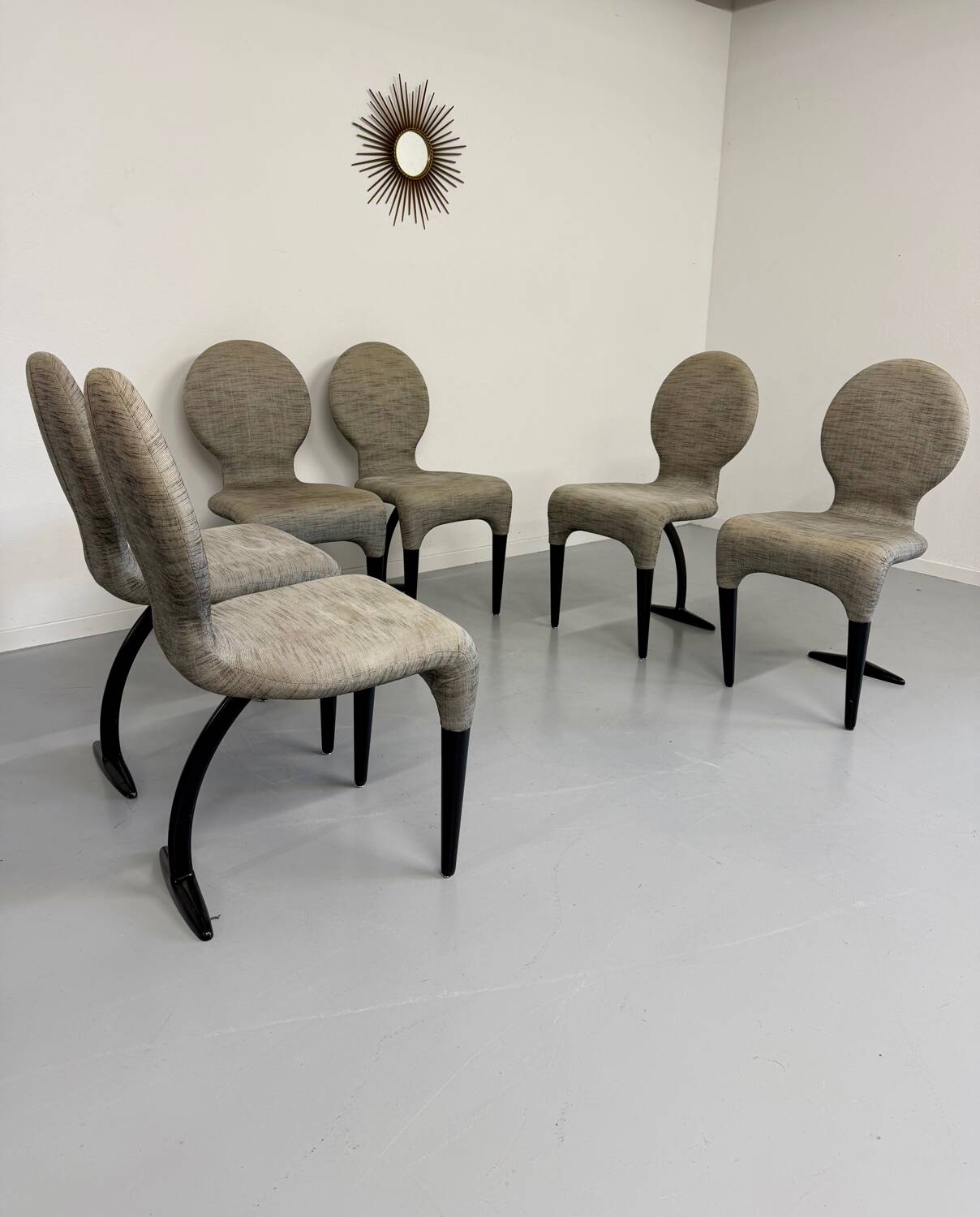 Lot de 6 chaises modèle Fido design Antonio Citterio pour Moroso an 90