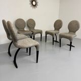 Lot de 6 chaises modèle Fido design Antonio Citterio pour Moroso an 90