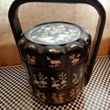 Box in lacquer and mother-of-pearl Tonkin 19th