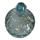 Sublime cloche de verre vintage bleu