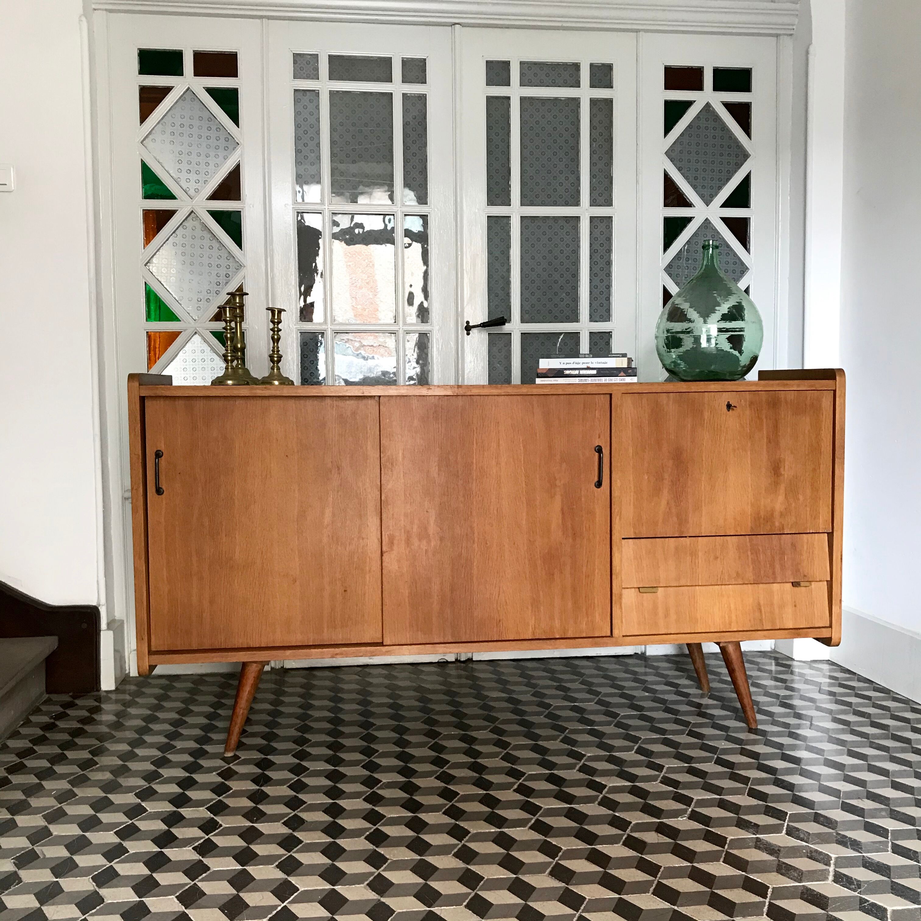 Vintage wooden sideboard