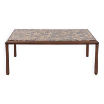 Table basse Ib Kofod-Larsen des années 1960 par AB Saffle Möbelfabrik