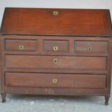 Secretary of slope of time style Directoire mahogany 18th
