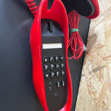 Téléphone vintage rouge bouche red lips