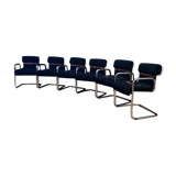 Set of six chairs by Guido Faleschini, i4 Mariani, Italy, 1970s