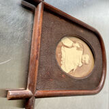 Antique Frame carved wood measurements 22 cm x 18 cm
