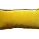 Mustard velvet rectangular cushion