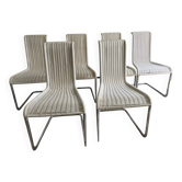 Six B20, cantilever chairs (Kragstuhl) by Alex Bruchhäuser for Tecta