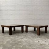 Brutalist coffee tables, set of 2