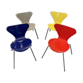 Set of 4 Chairs Arne Jacobsen for Fritz Hansen