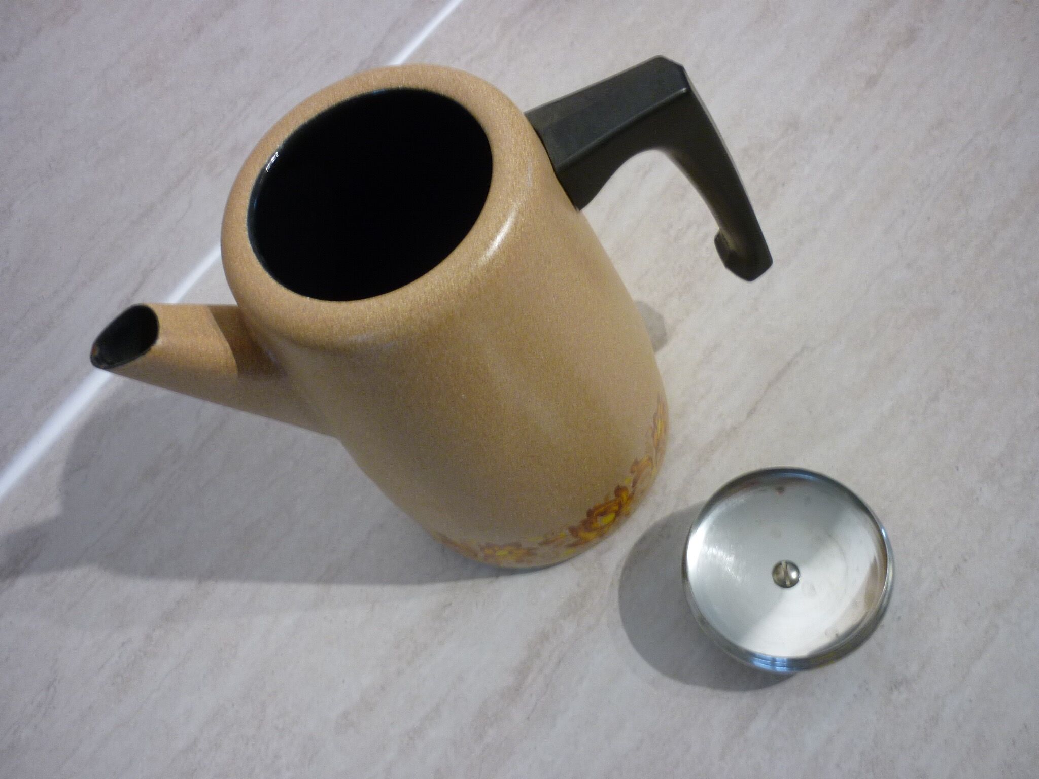 Enamelled metal coffee maker 1970