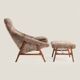 Fauteuil & Ottoman Siesta – Svante Skogh