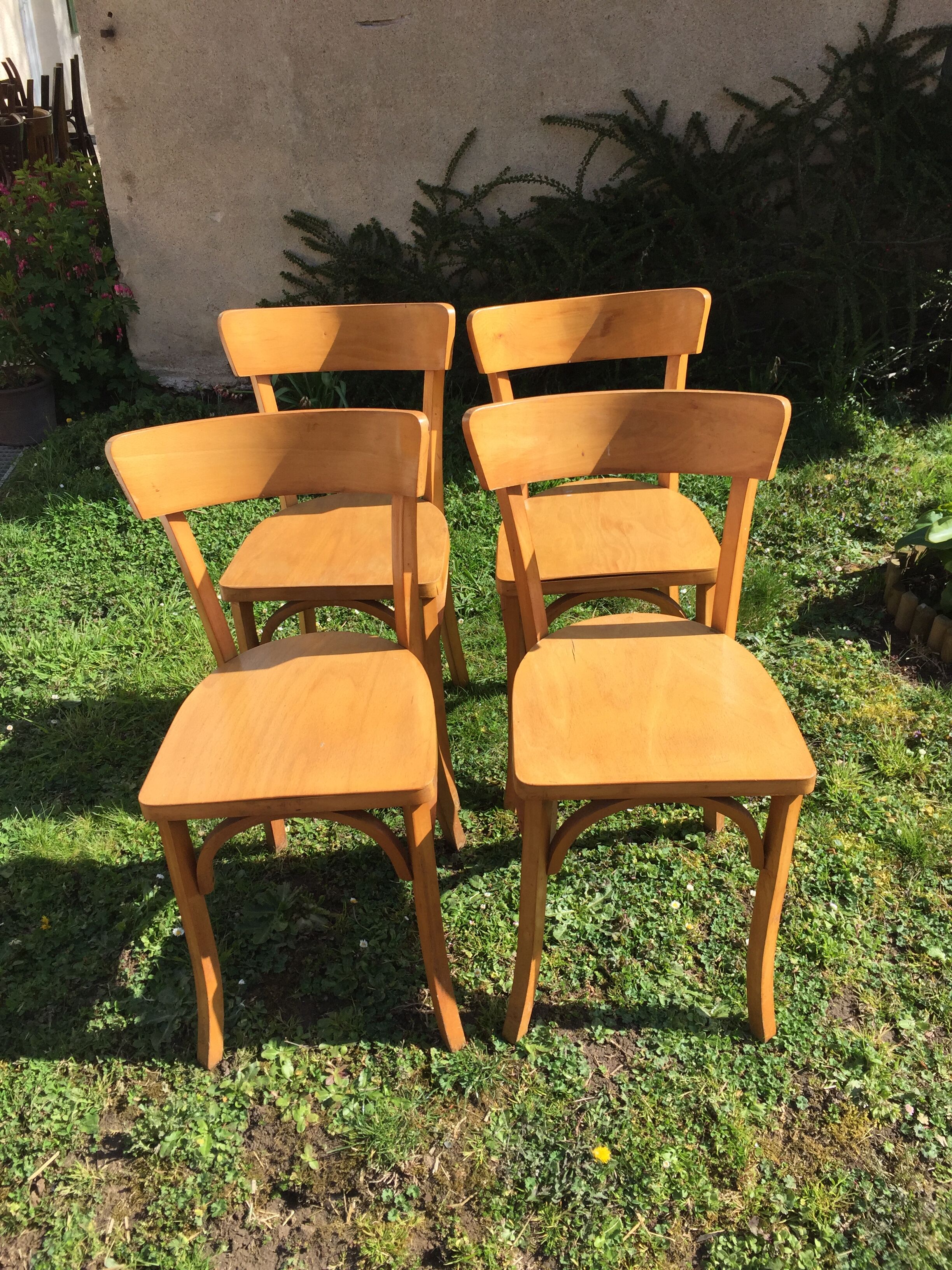 Set de 4 chaises bistrot