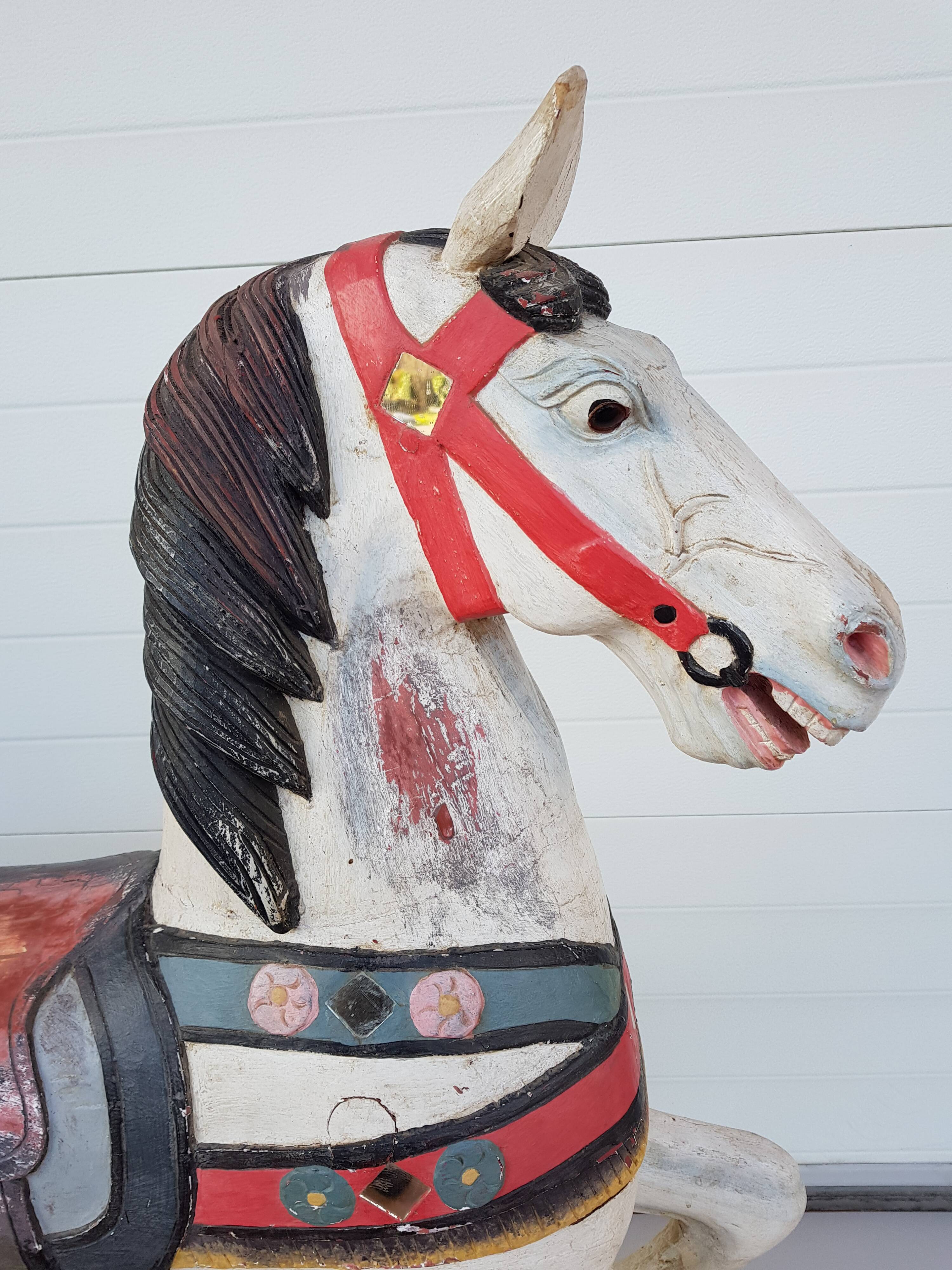 Horse Cabré De Manège or Old Forain Carousel