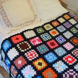 1970's crochet blanket - handmade