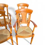 Ensemble de 4 chaises - fauteuils de style provençal