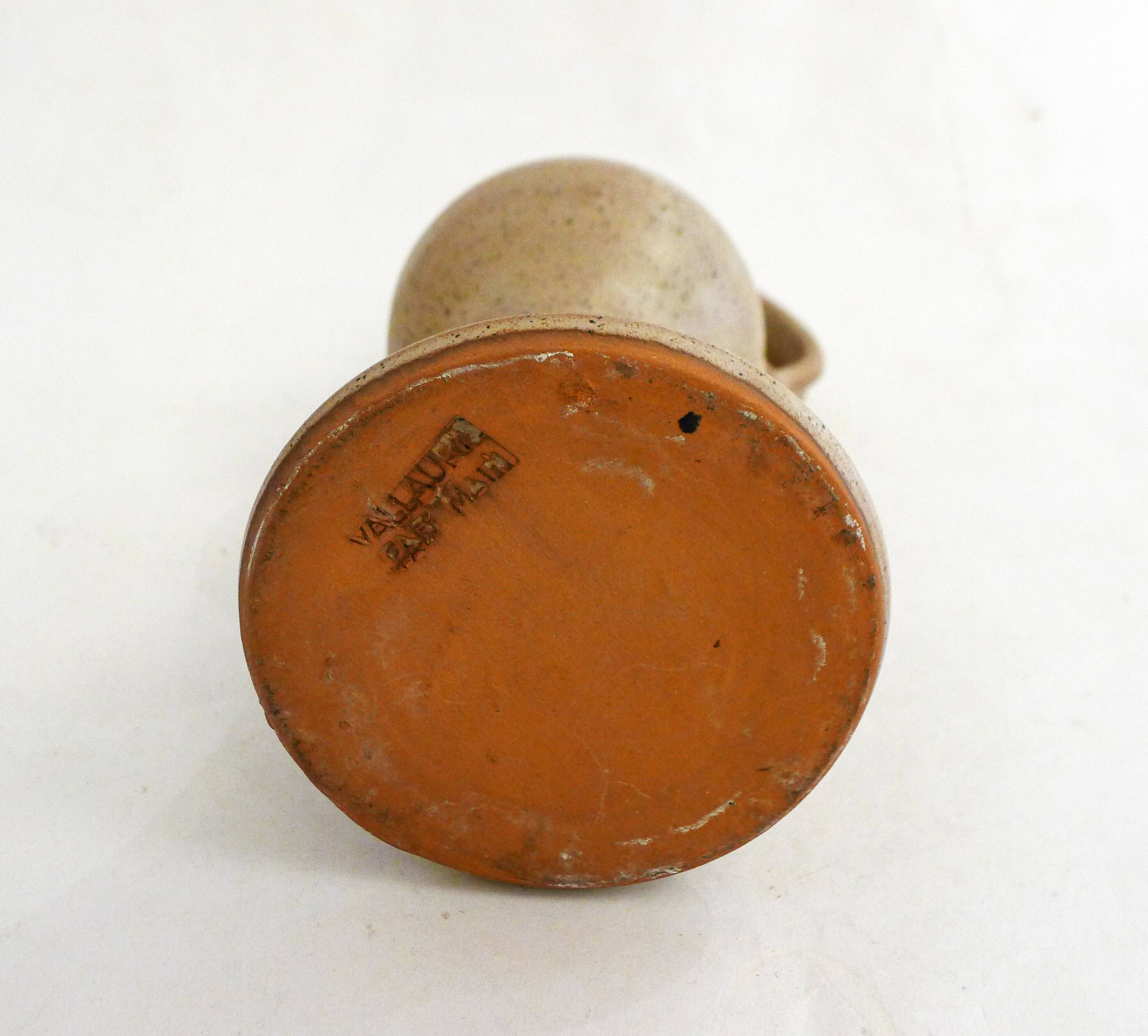 Pichet bouteille en grès Vallauris