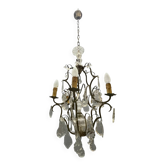 Vintage Italian Crystal Chandelier, 1940s
